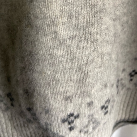 Black & Brown 1826  men’s fair isle merino wool mock turtleneck sweater SZ  L - Picture 4 of 11